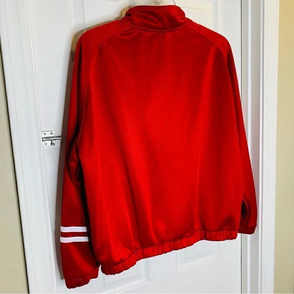 Bdg Elle Zip-front Jacket In Red Size Extra Large - Picture 9 of 12